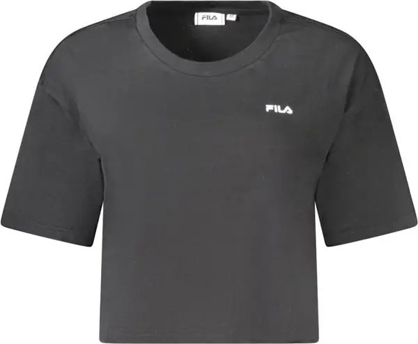 Black Cotton Women's T-Shirt