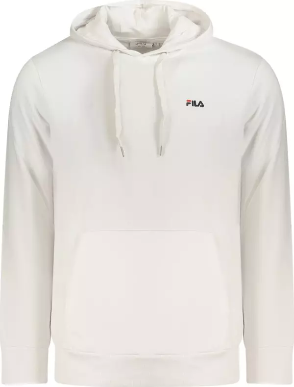 White Cotton Men's Sweatshirt