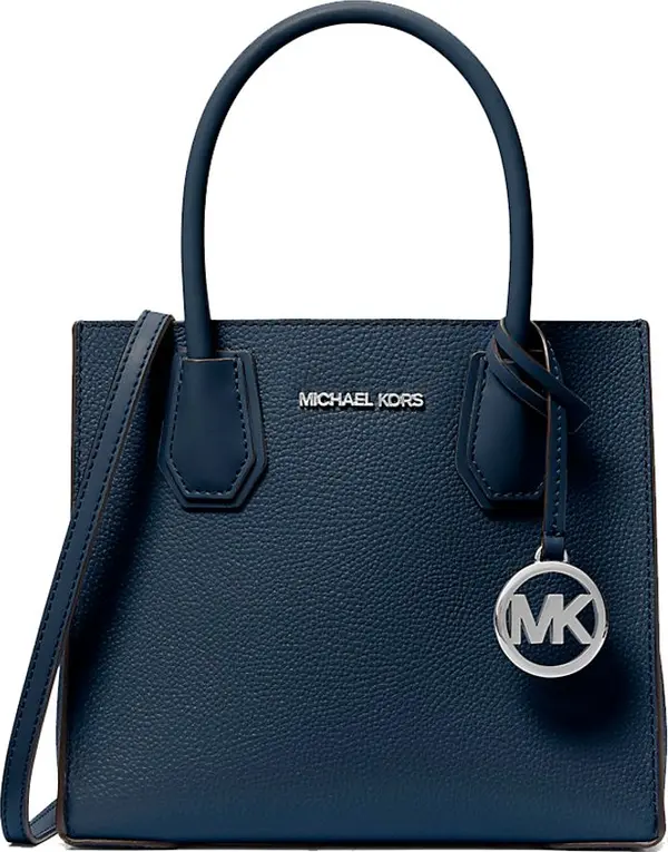 Blue Fur Handbag