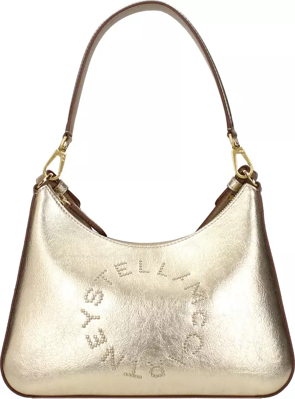 Gold Leather Shoulder Bag