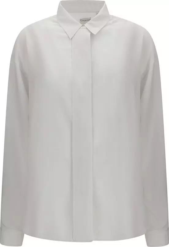 White Silk Dress Shirt