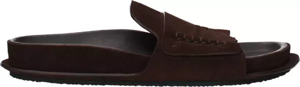 Brown Leather Slippers