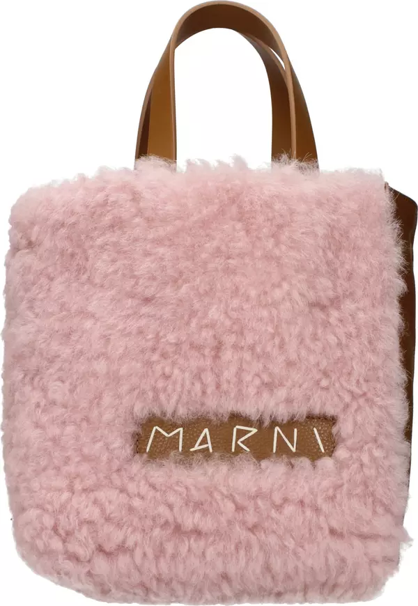 Pink Leather Handbag