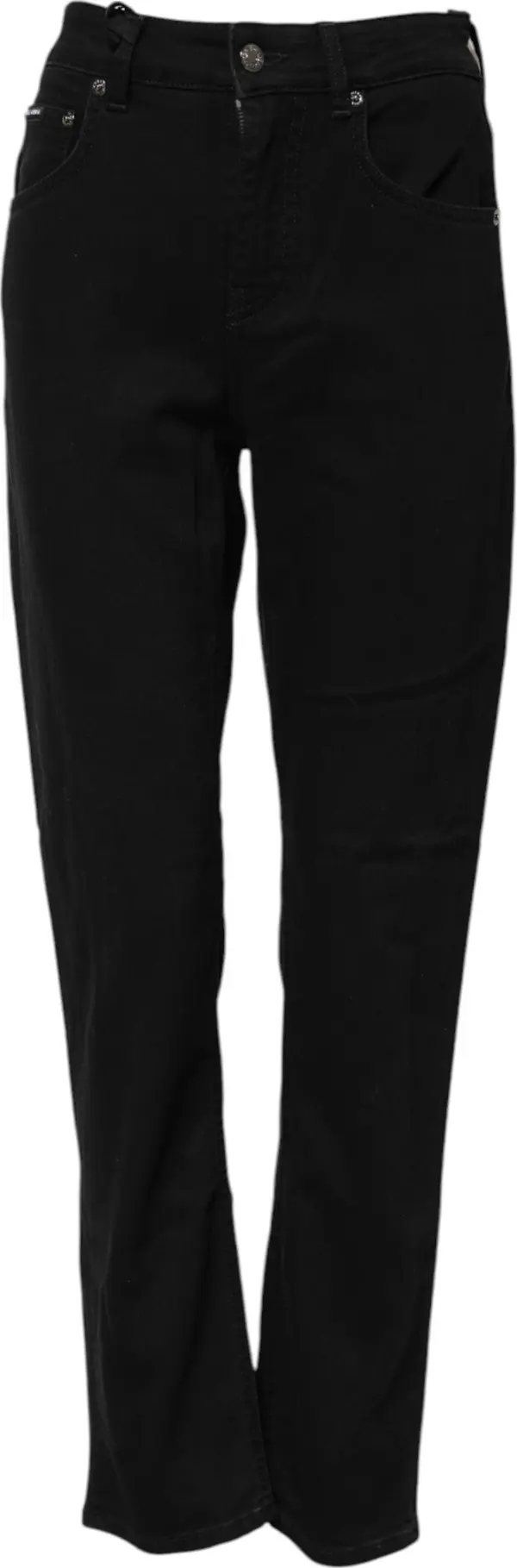 Black Boyfriend Cotton Stretch Denim Jeans
