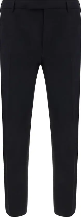 Black Elastane Dress Pants