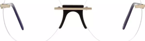 Black Metal Glasses (Frames)