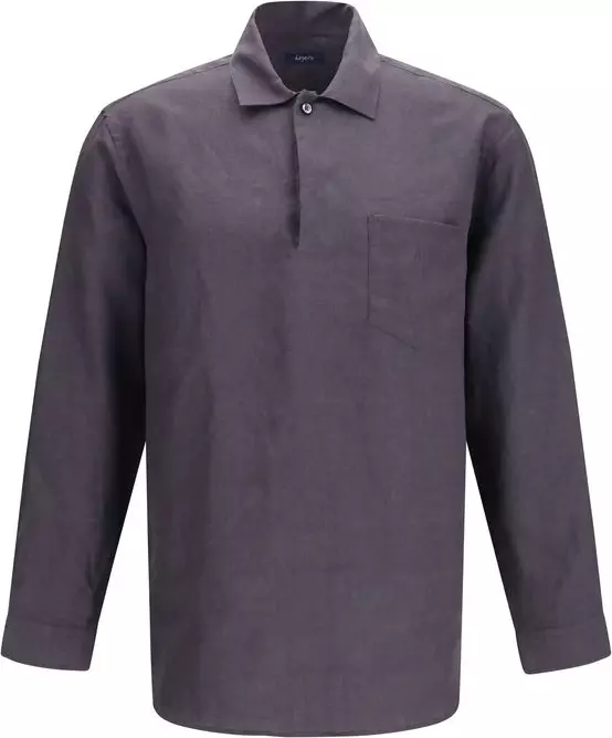 Gray Linen Shirt
