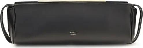Black Calf Leather Bos Taurus Clutch Bag