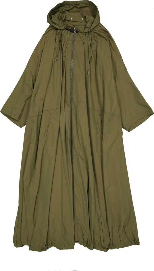 Bicolor Polyester Coat