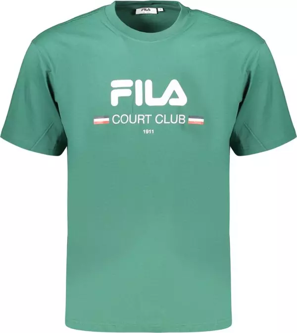Green Cotton Men's T-Shirt