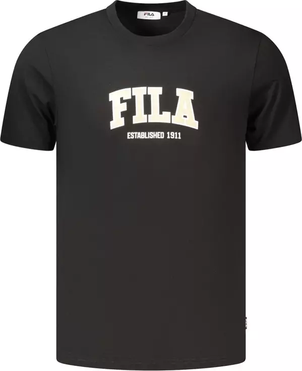Black Cotton Men's T-Shirt