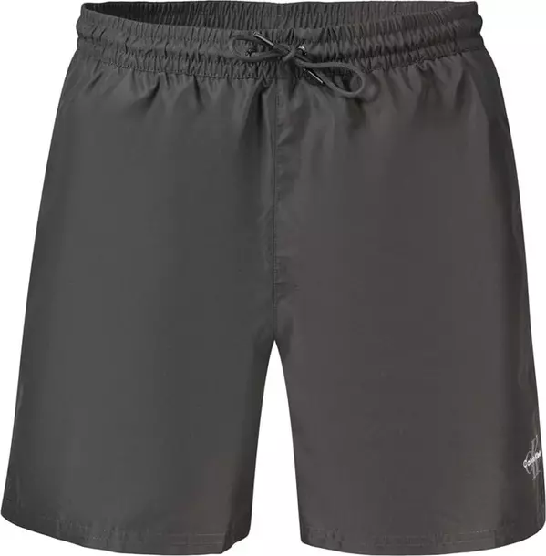 Black Polyester Men's Swimwear