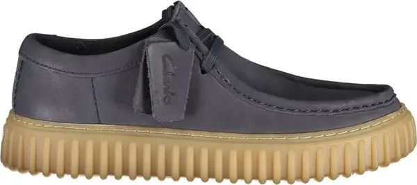 Blue Leather Men's Classic Shoe