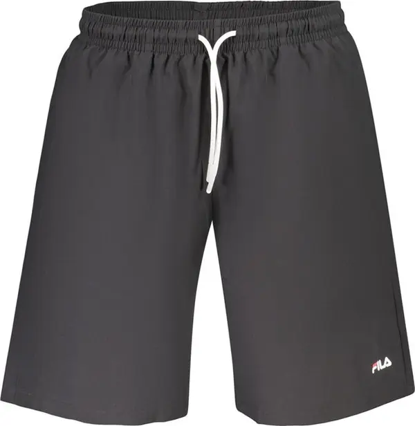 Black Polyester Men's Swimwear