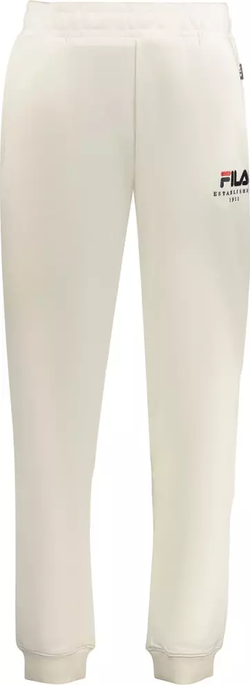 White Cotton Men's Trousers