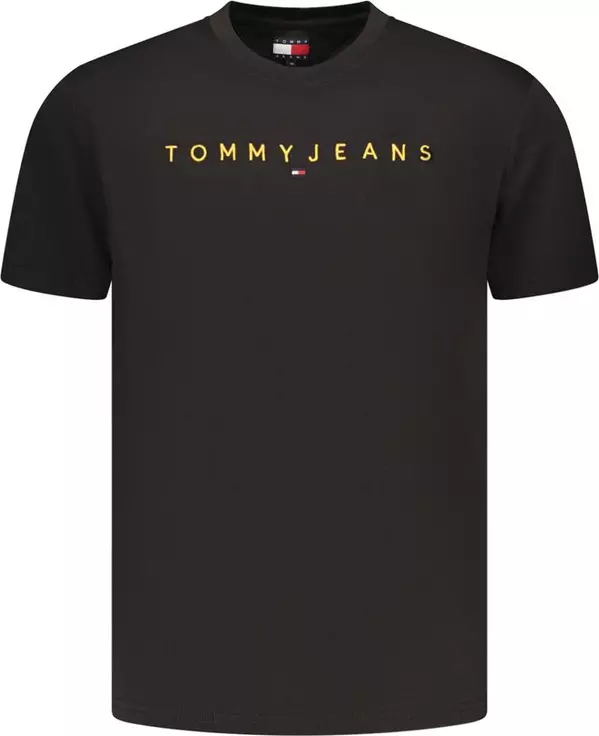 Black Cotton Men's T-Shirt