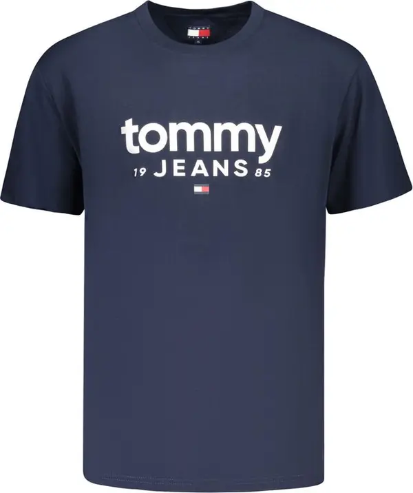 Blue Cotton Men's T-Shirt