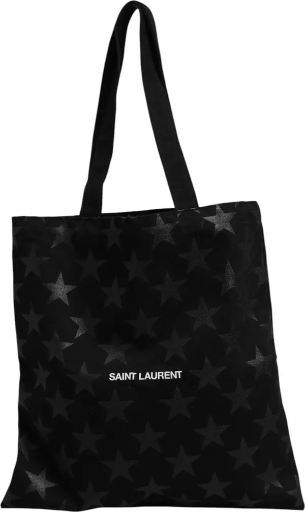 Rive Droite Black Tote Bag With Star Print Tote bag
