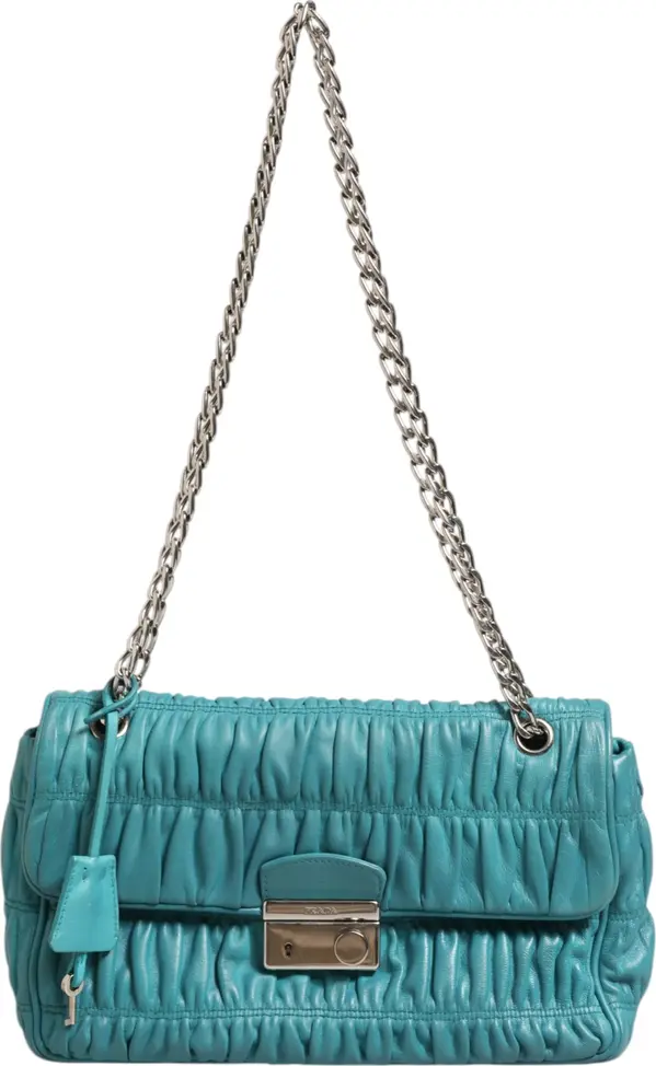 Nappa Gaufre Flap Bag