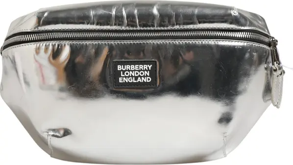 Belt bag Silver in Synthetic