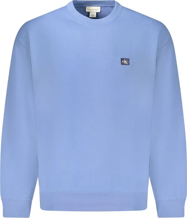 Blue Cotton Men's Sweatshirt