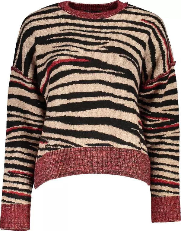 Rosso Polyester Women Sweater Turtleneck