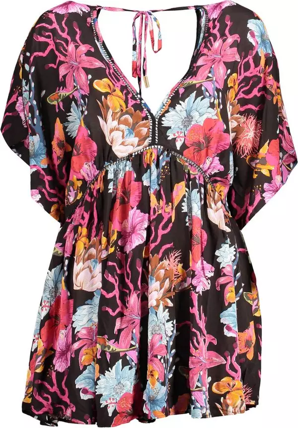 Black Viscose Women Dress