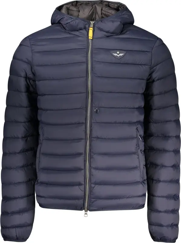 Blu Poliammide Men's Jacket