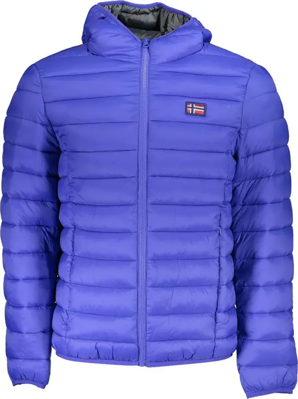 Blu Poliammide Men Jacket