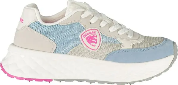 Azzurro Polyurethane Women Sneaker
