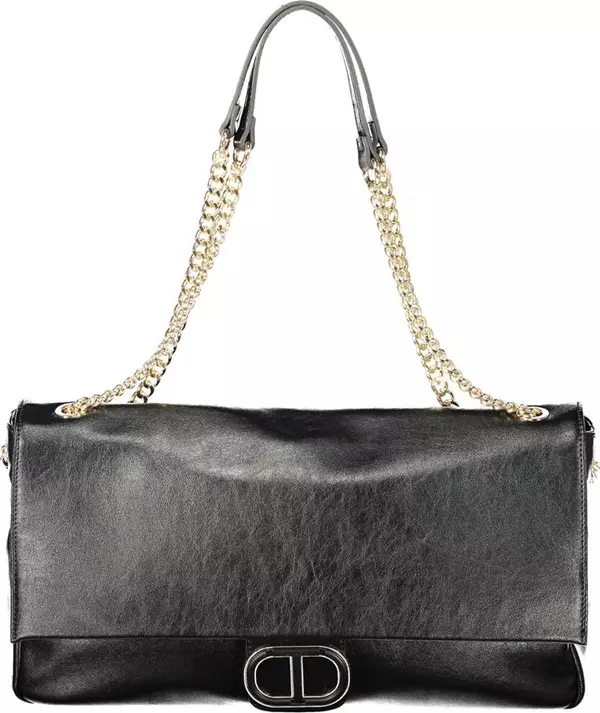 Nero Poliuretano Woman Shoulder Bag