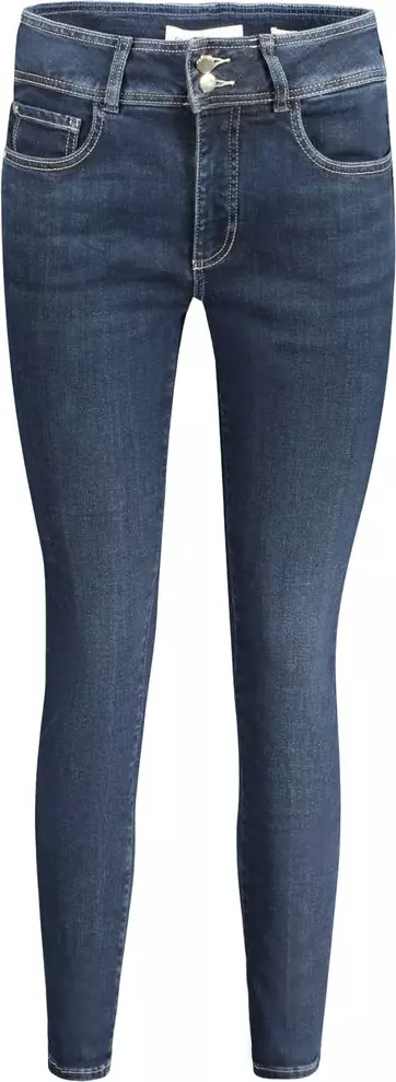Blue Cotton Women Skinny Jean