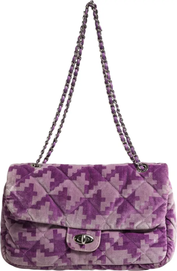 Purple shoulder bag