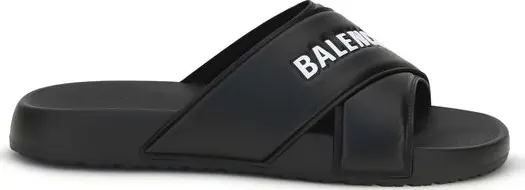 Black Rubber Slippers