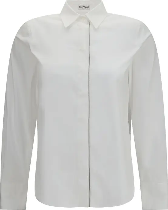 White Cotton Dress Shirt