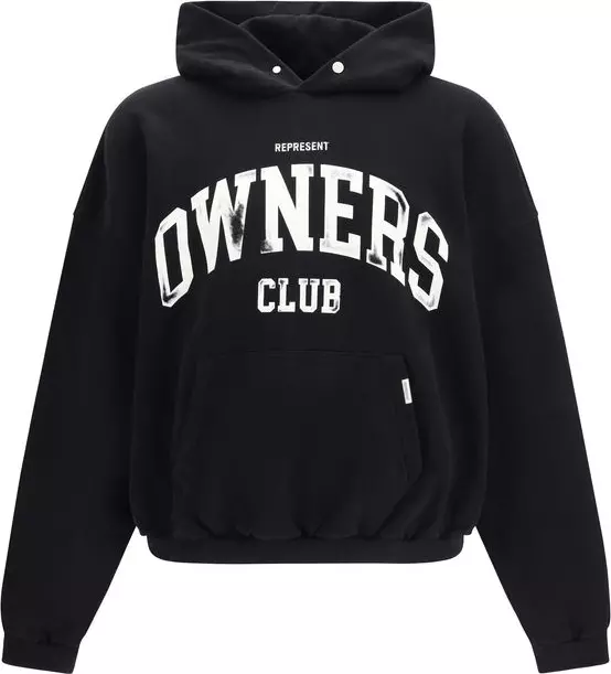 Black Cotton Sweatshirt