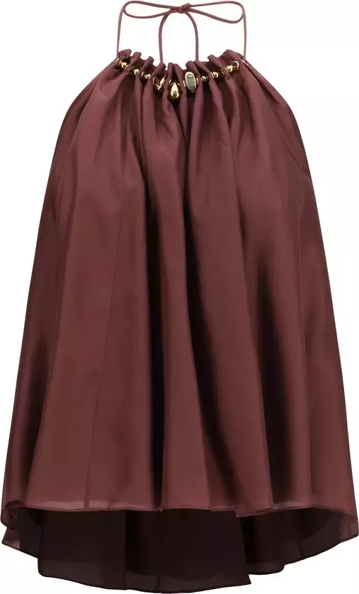 Bordeaux Silk Blouse
