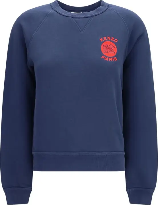 Blue Cotton Sweatshirt