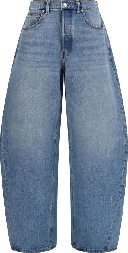 Blue Cotton Jeans Denim