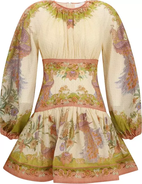 Multicolor Cotton Casual Dress