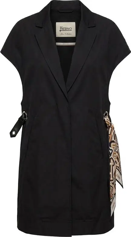 Black Cotton Casual Dress