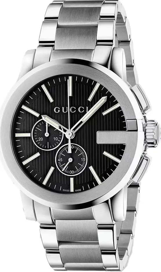 Gray Stainless Steel Dress Watch