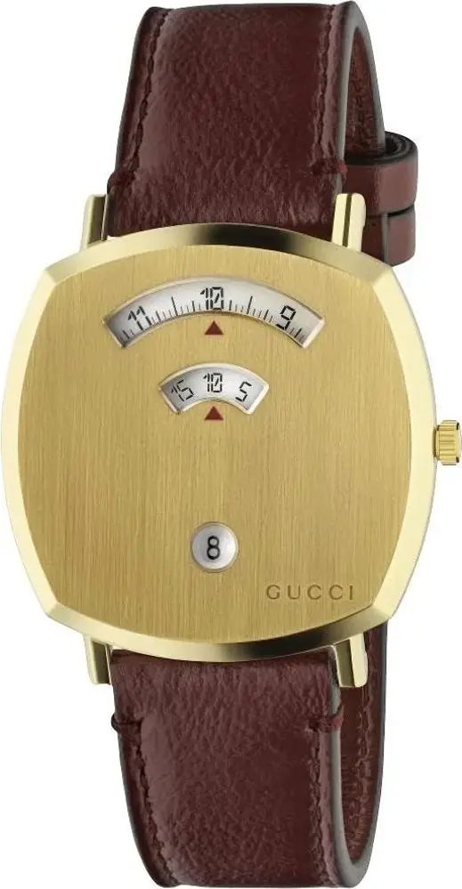 Multicolor Leather Dress Watch