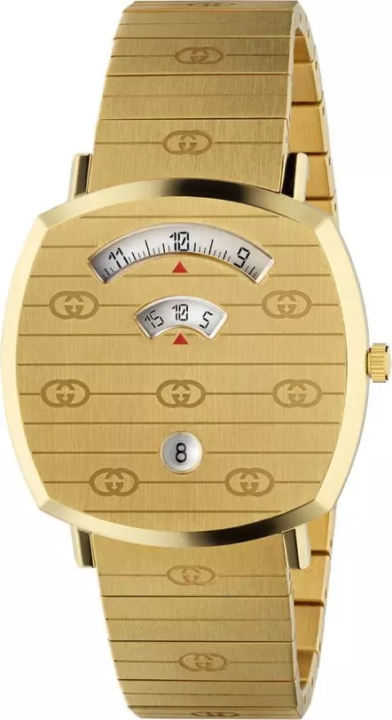 Gold Stainless Steel Dress Watch