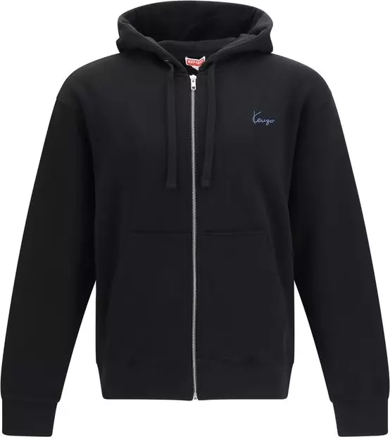 Black Cotton Sweatshirt