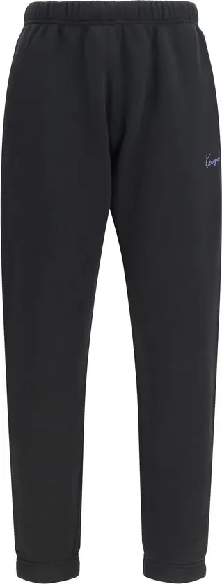 Black Cotton Joggers (Workout Pants)