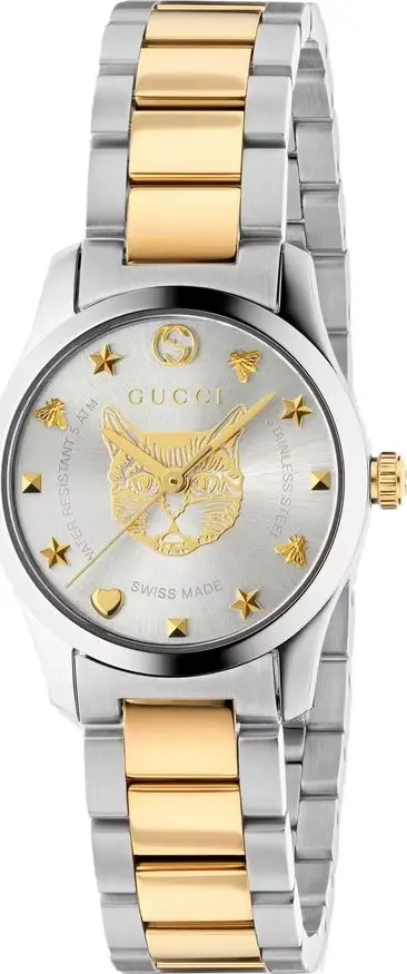 Gold Stainless Steel Dress Watch