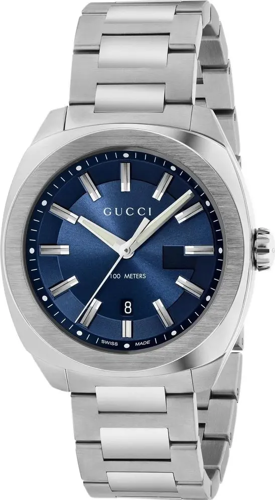 Gray Stainless Steel Dress Watch