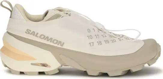Beige Polyester Athletic Sneakers