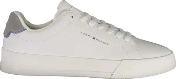 White Polyurethane Men's Sneaker